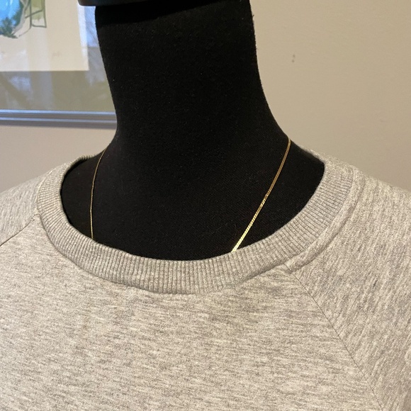 Seraphine maternity grey crewneck top, size L - Picture 5 of 7